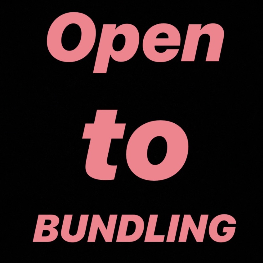 Open to bundling and offers!